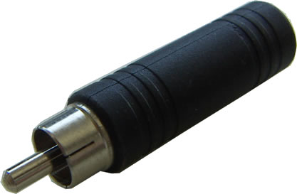 RCA Erkek 6,3 mm Dişi Dönüştürücü resim1