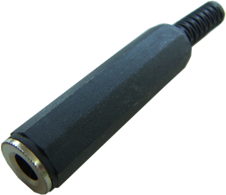 6,3mm Dişi Jak Plastik resim1