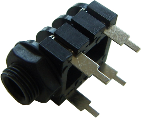 6,3mm Plaket Tip Dişi Plastik resim1