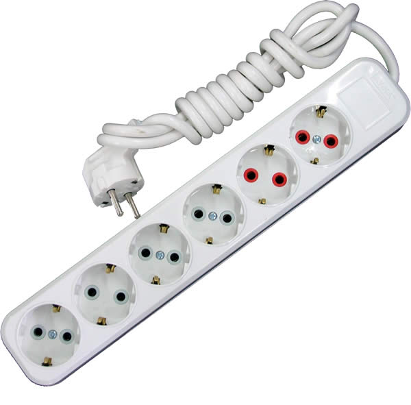 6 lı Akıllı Priz 2m. Kablolu resim1