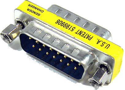 D-Sub 15 Pin Erkek Ara Bağlantı resim1