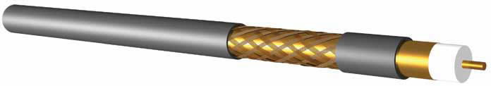 RG 11/U-6 Cu/Cu HFFR Koaksiyel Kablo resim1