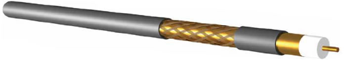 RG 59/U-6 Cu/Cu HFFR Koaksiyel Kablo resim1