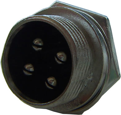 Mike Konnektör Şase Tipi 4 Pin resim1