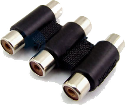 RCA Dişi RCA Dişi Ara Bağlantı Üçlü resim1