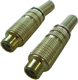 RCA Jak Dişi Altın Kaplama resim1