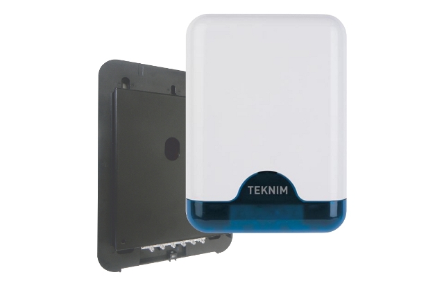 VAS-720B Teknim 2 Ledli Harici Siren (Şarjlı Pil Dahil) Metal Korumalı resim1