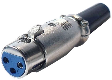 XLR 3 Pin Dişi Klasik Konnektör resim1